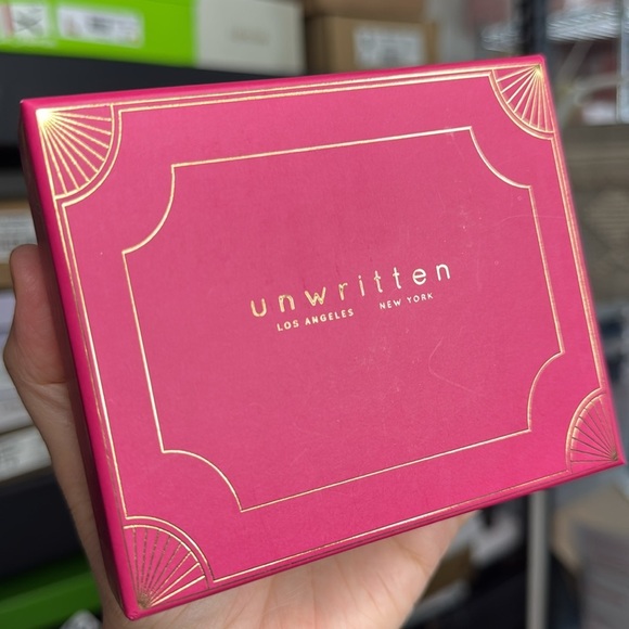 14k Gold Plated Unwritten Red and Pink Crystal Earrings Set - Picture 5 of 5